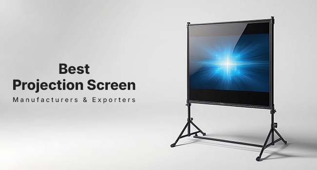 Best Projection Screen Manufacturers & Exporters: Goswami Audio Visual Services