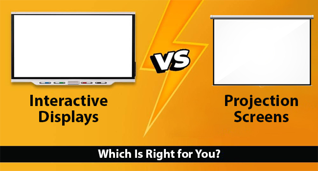 Projection Screens vs. Interactive Displays: Which Is Right for You?