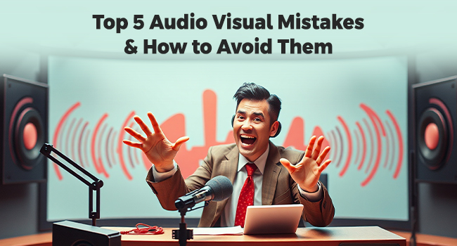 Top 5 Audio visual Mistakes & How to Avoid Them